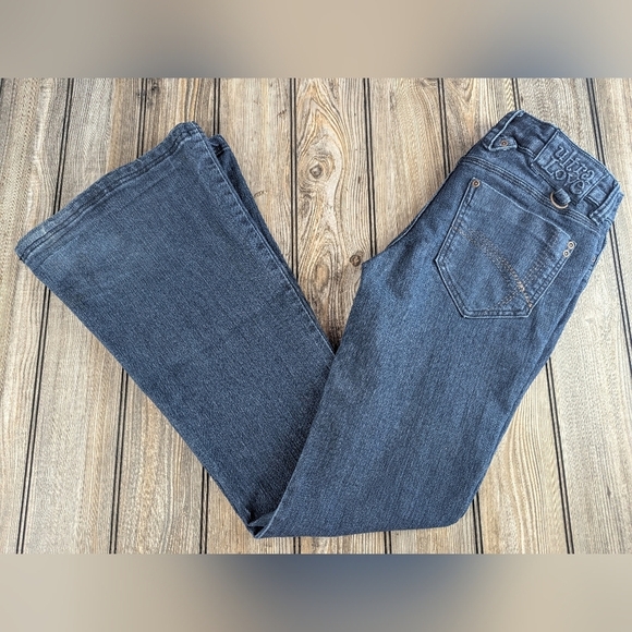 Ultra Love Size 7 Super Flare Dark Wash - Picture 2 of 16